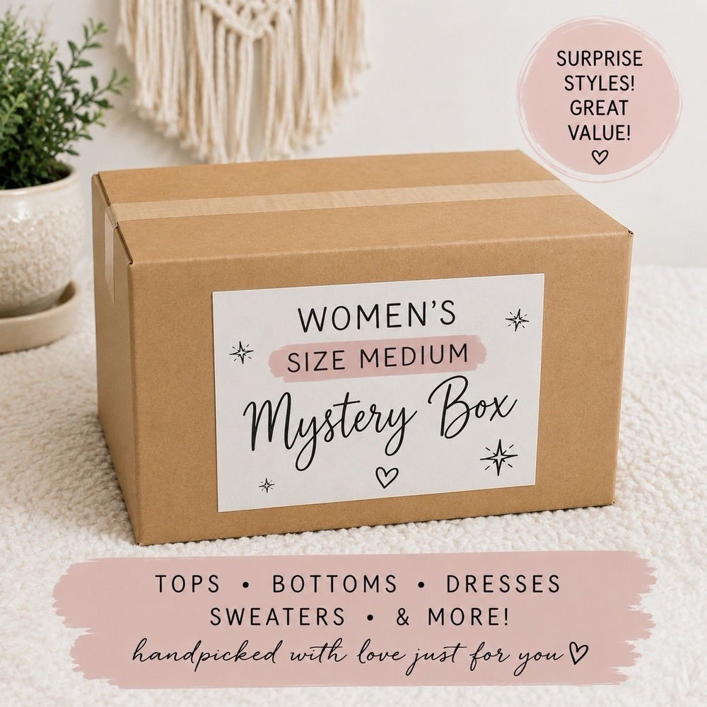 Women's Mystery Clothing Box – Size Medium – Surprise Bundle of Stylish Finds